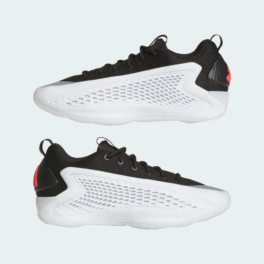 adidas ANTHONY EDWARDS 1 LOW Basketball Shoes | Cloud White-Core Black | Men's