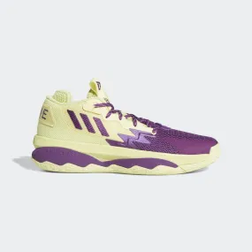 adidas DAME 8 Shoes | Yellow-Purple | Men's