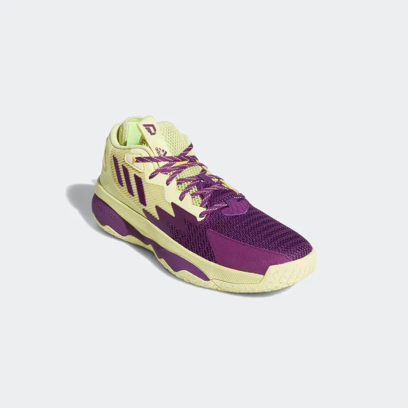adidas DAME 8 Shoes | Yellow-Purple | Men's