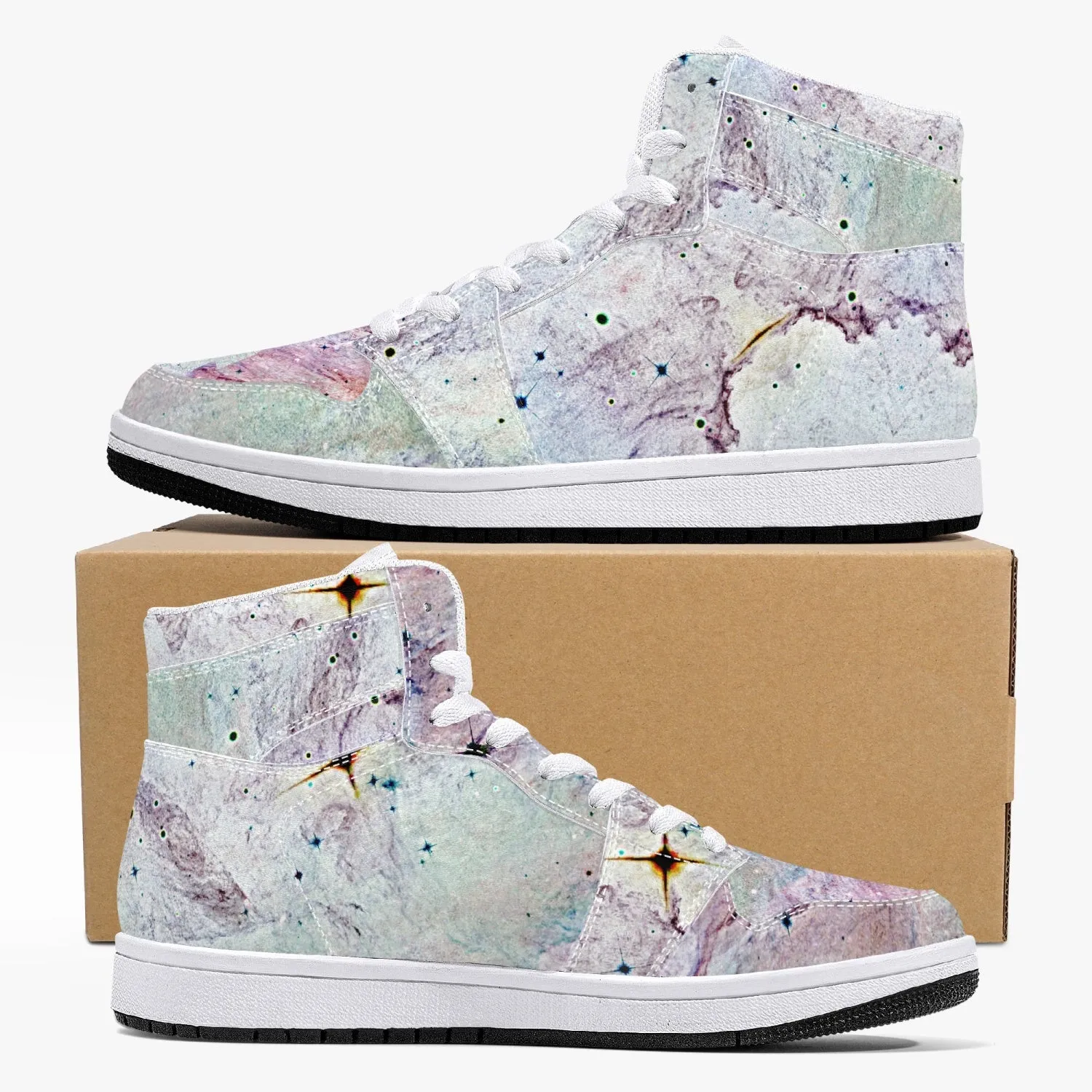 Aphrodite Psychedelic Split-Style High-Top Sneakers