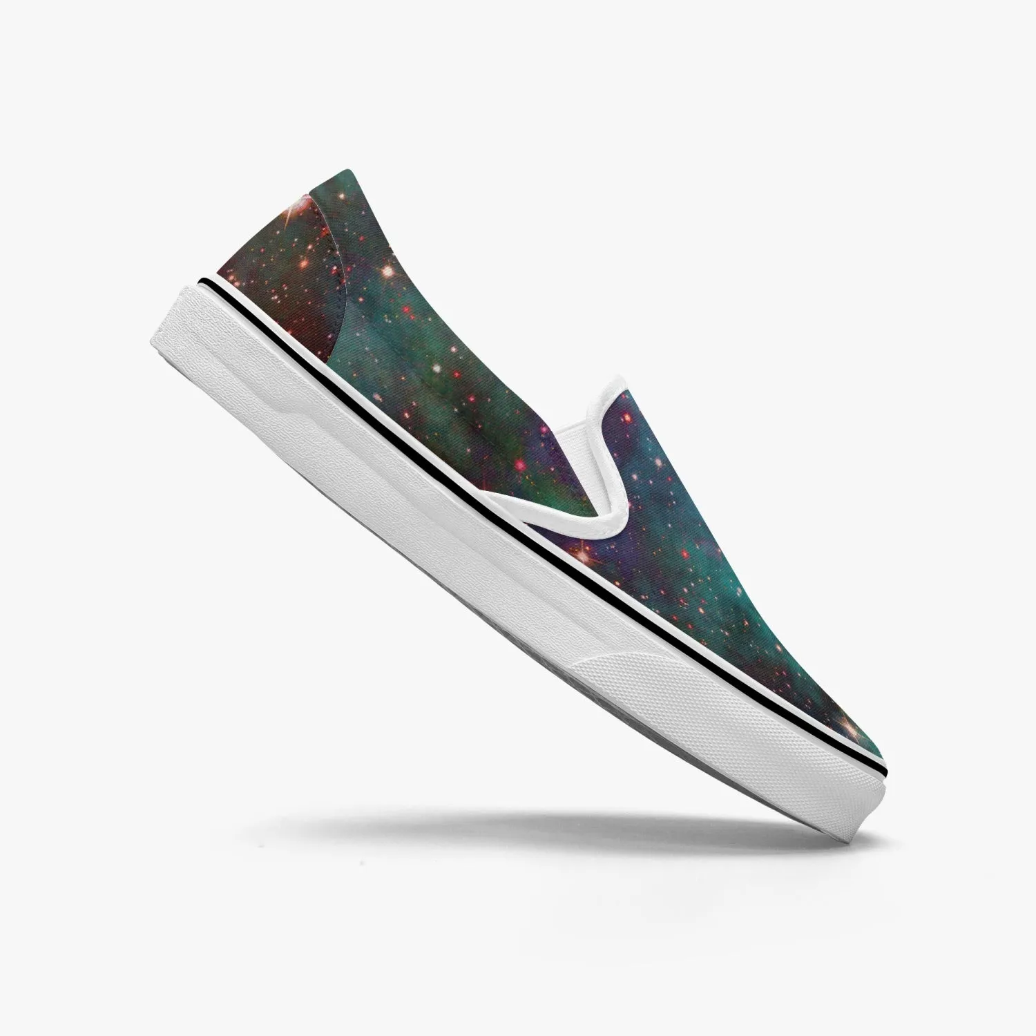 Archon Split-Style Psychedelic Slip-On Shoes