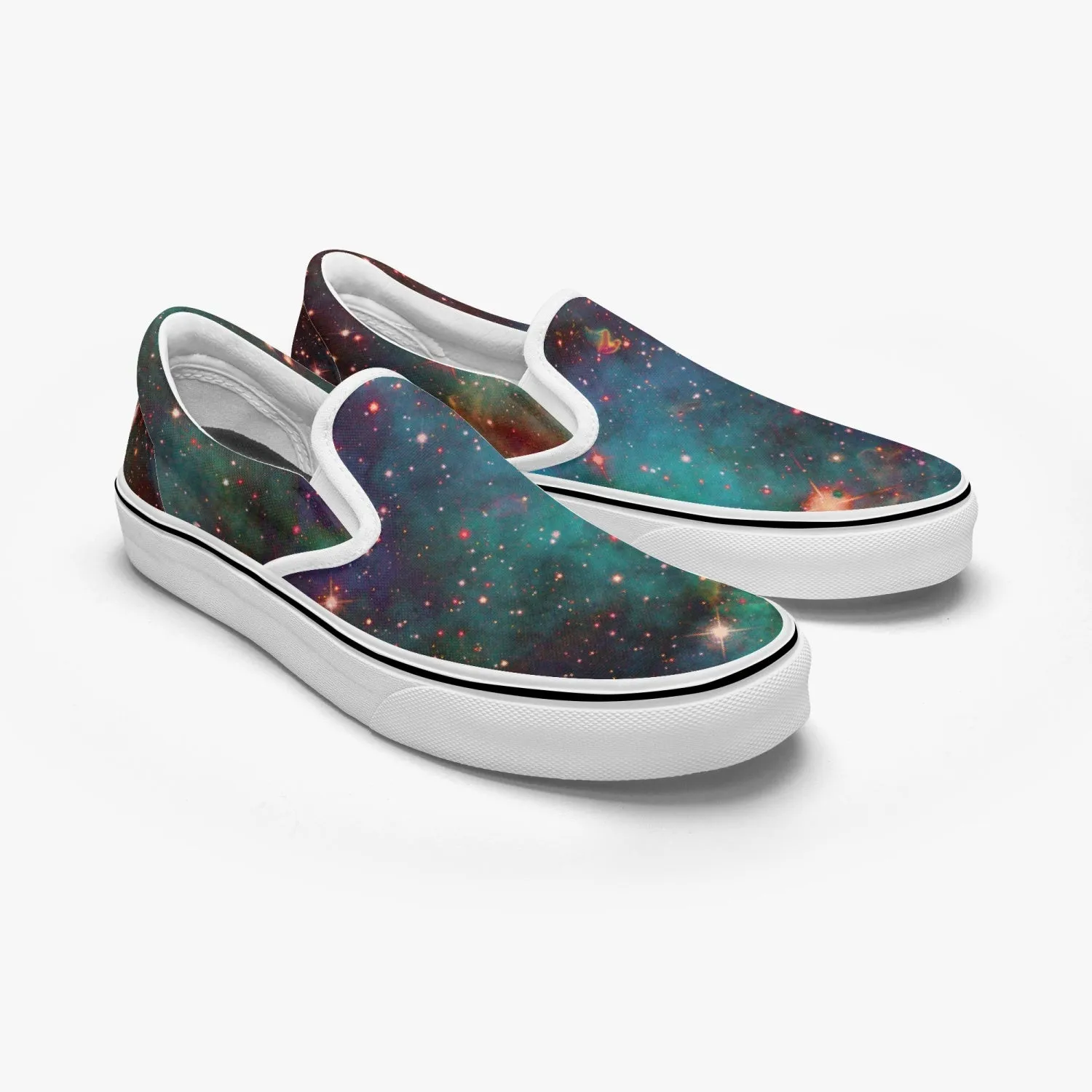 Archon Split-Style Psychedelic Slip-On Shoes