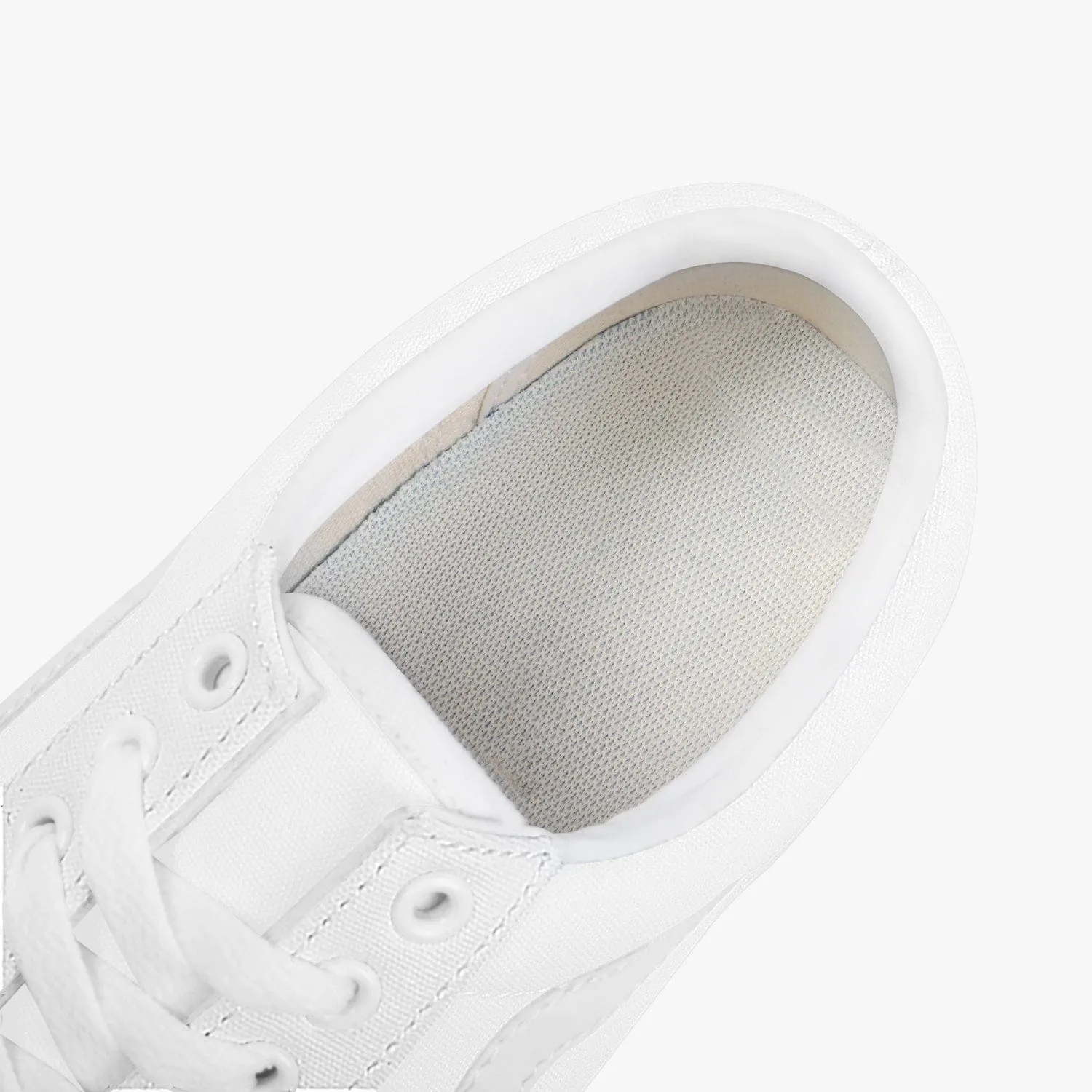 Athletic Apparatus Black Trendy Low-Top Canvas Sneakers