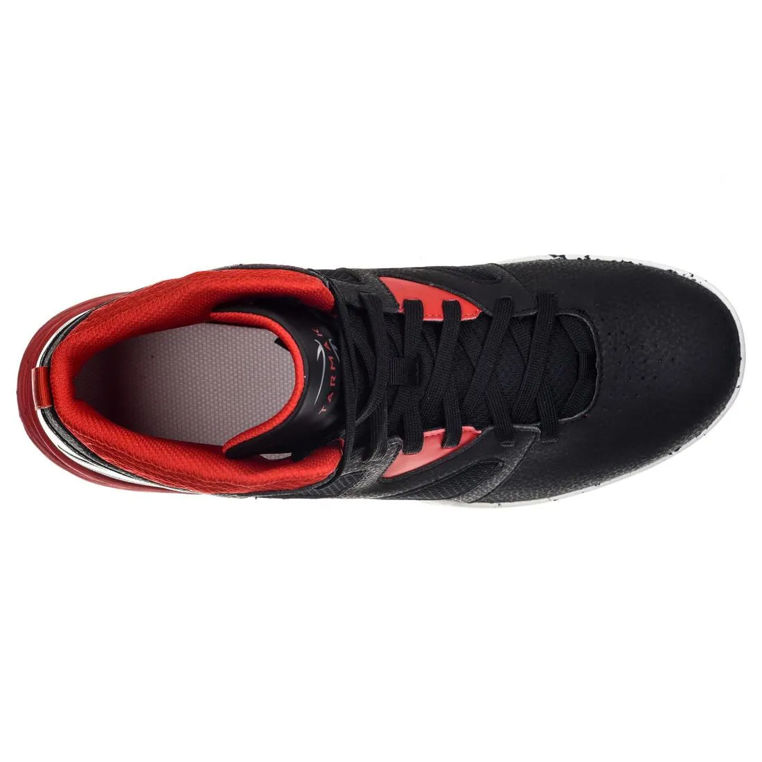 Beginner Basketball Shoes Shield 300 - Black/White/Red