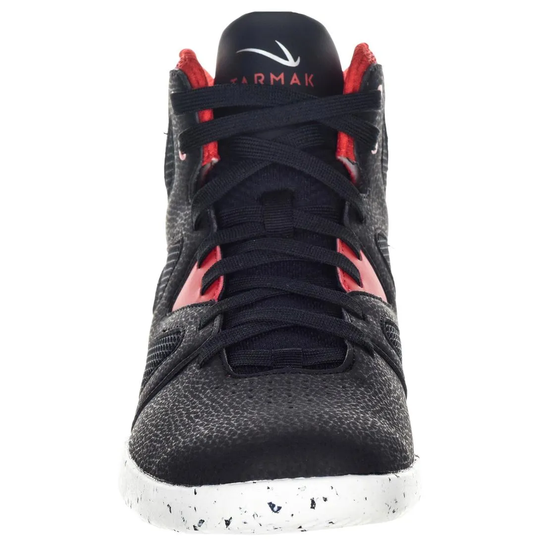 Beginner Basketball Shoes Shield 300 - Black/White/Red