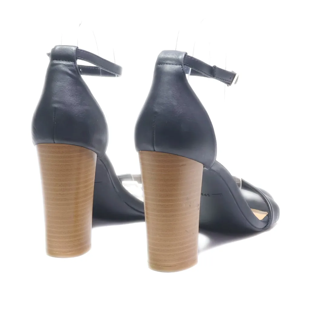 Call It Spring High-Heel Sandals Leather Black Colour For Women