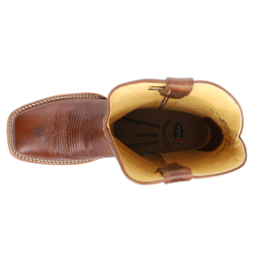 Carsen Embroidered Square Toe Cowboy Boots