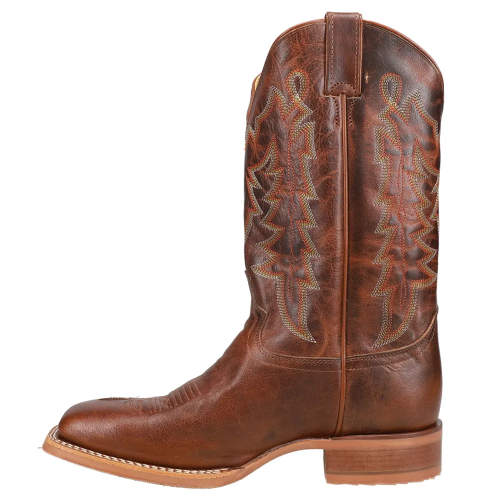 Carsen Embroidered Square Toe Cowboy Boots