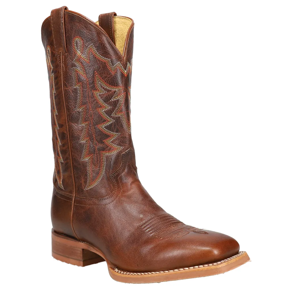 Carsen Embroidered Square Toe Cowboy Boots