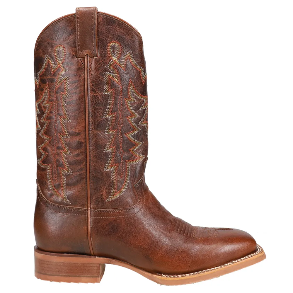 Carsen Embroidered Square Toe Cowboy Boots