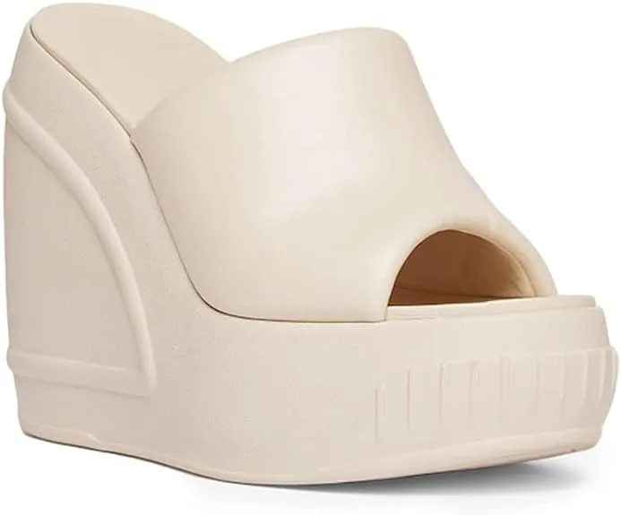 Chic Rubber Platform Wedge Sandals