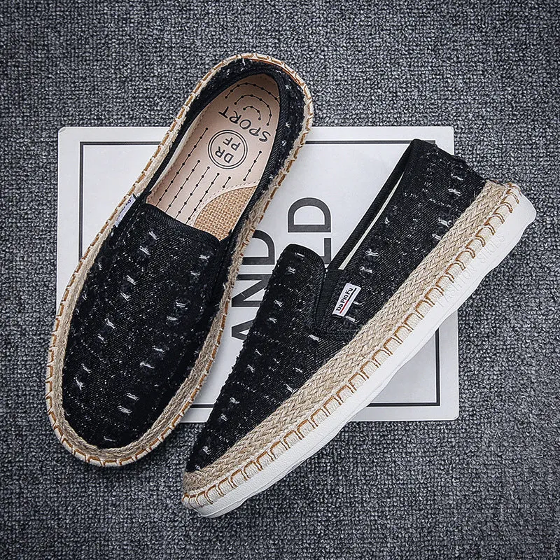 Denim Canvas Breathable Loafers