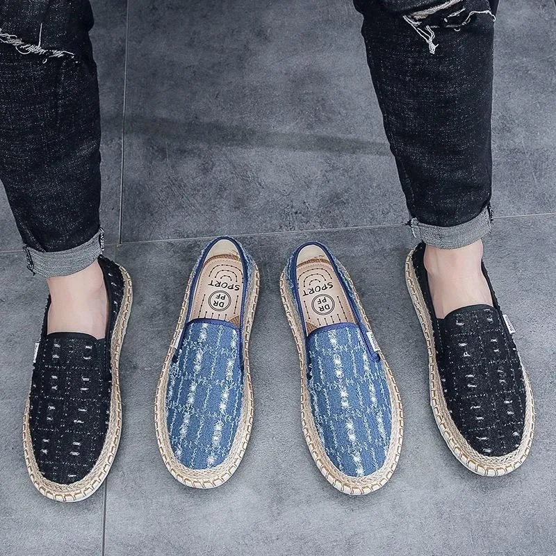 Denim Canvas Breathable Loafers