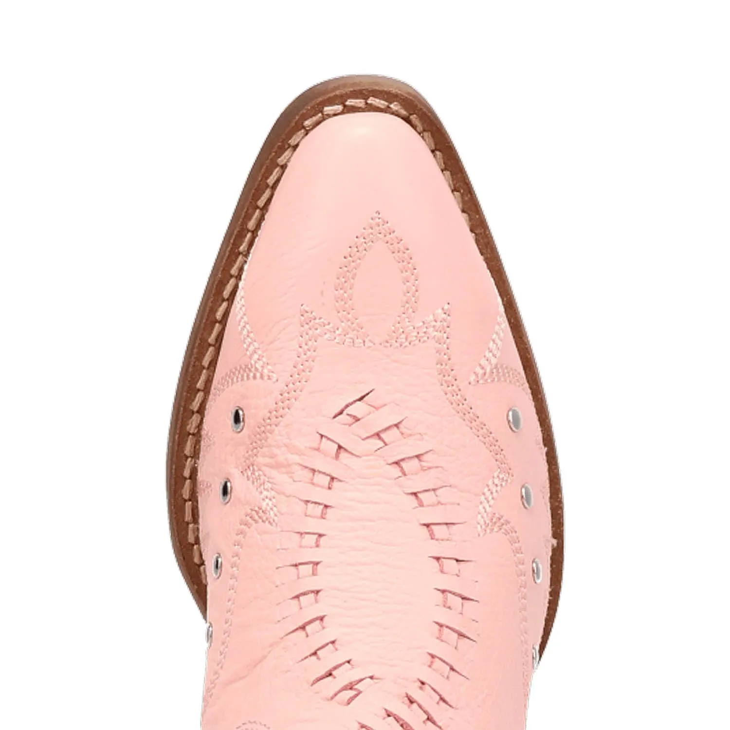 Dingo Womens Preciousie Pink Leather Cowboy Boots