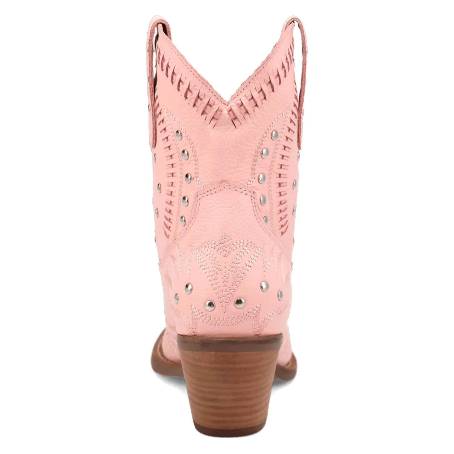 Dingo Womens Preciousie Pink Leather Cowboy Boots