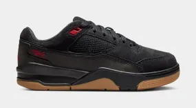 Flight Court Grade School Basketball Shoes (Black/Varsity Red/Gum/Med Brown)