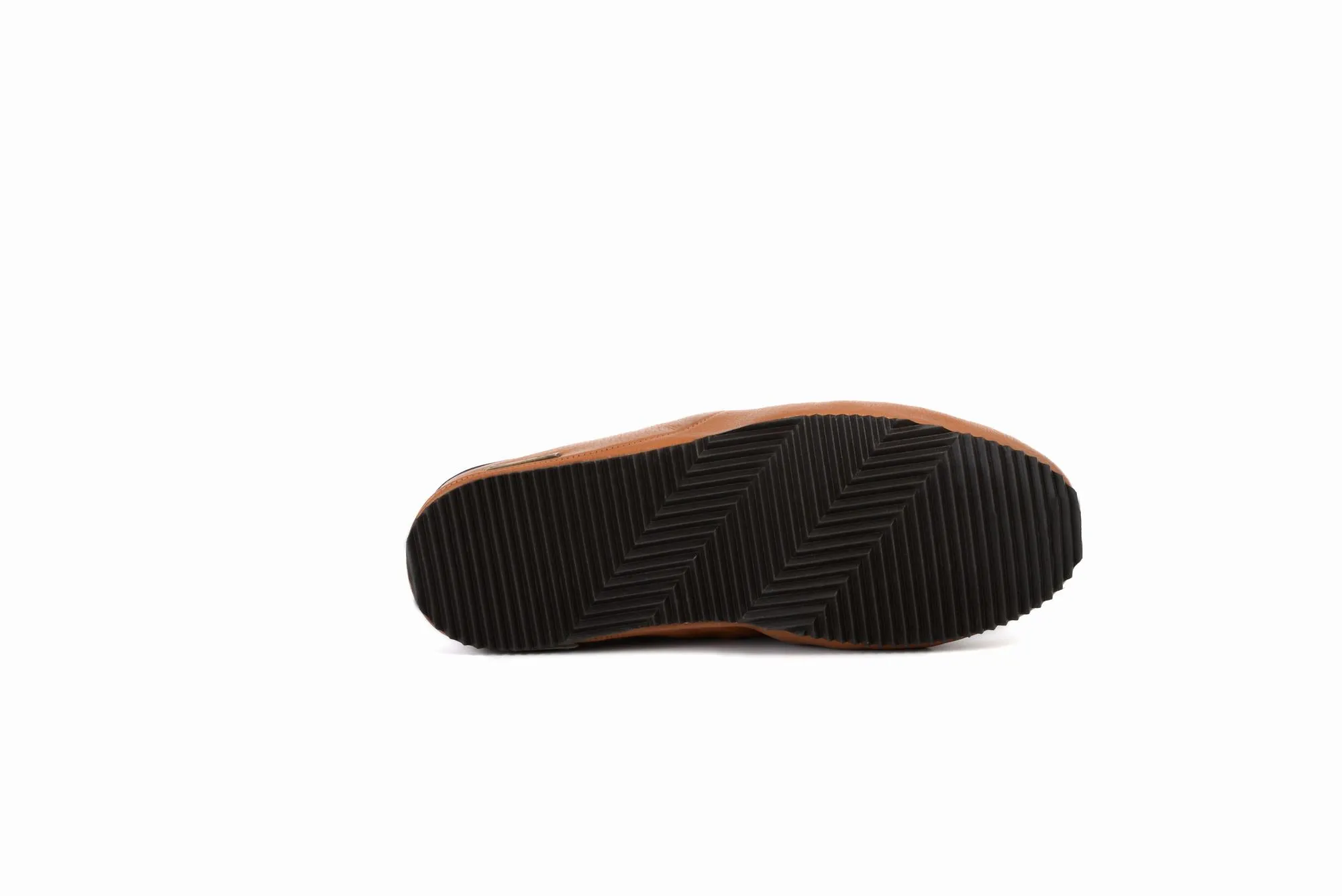 FOOT FEDERATION MOC-TOE MEN'S LEATHER SLIPPER TOBACCO
