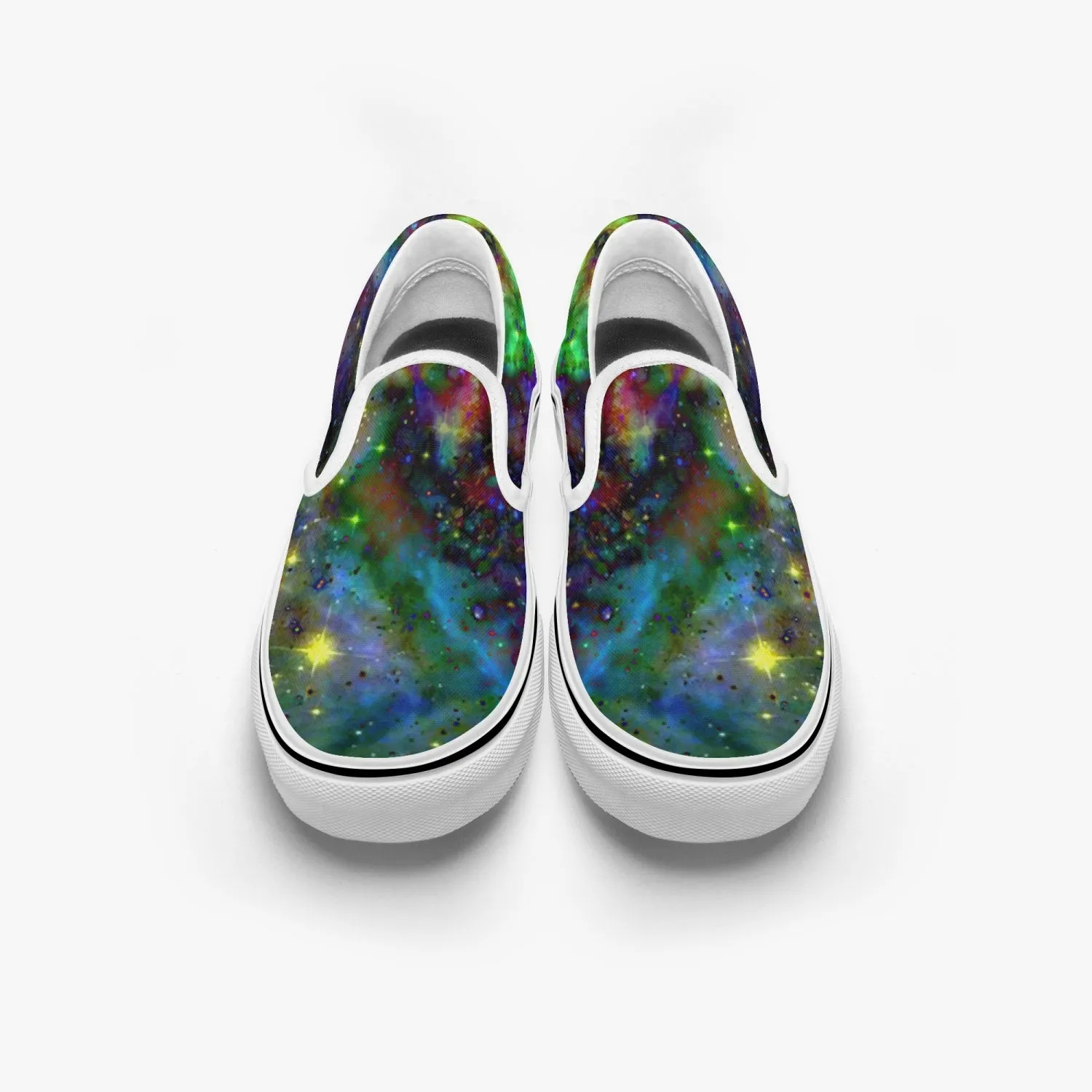 Kemrin Split-Style Psychedelic Slip-On Shoes