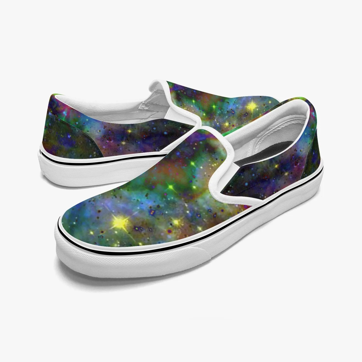 Kemrin Split-Style Psychedelic Slip-On Shoes