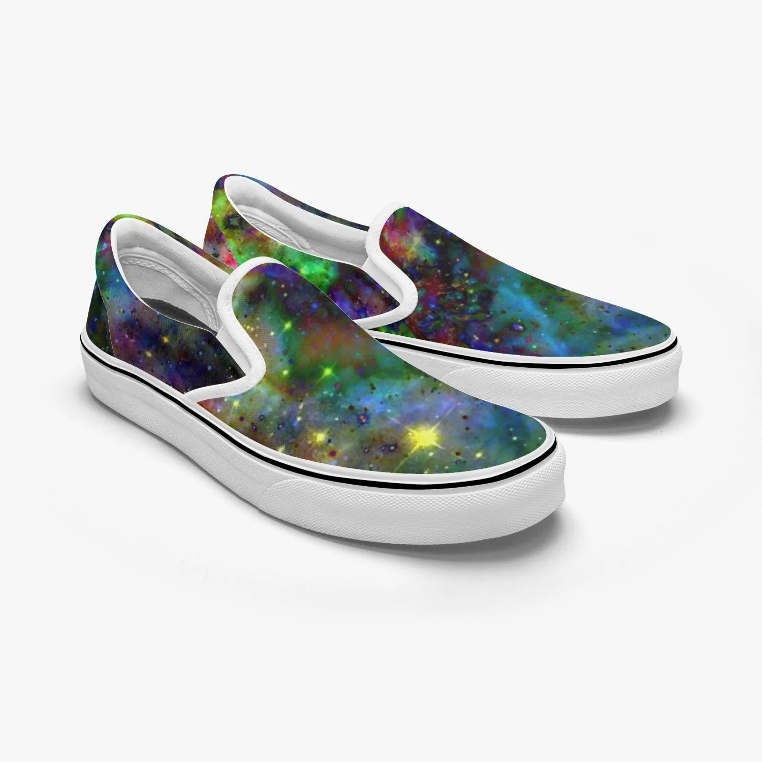 Kemrin Split-Style Psychedelic Slip-On Shoes