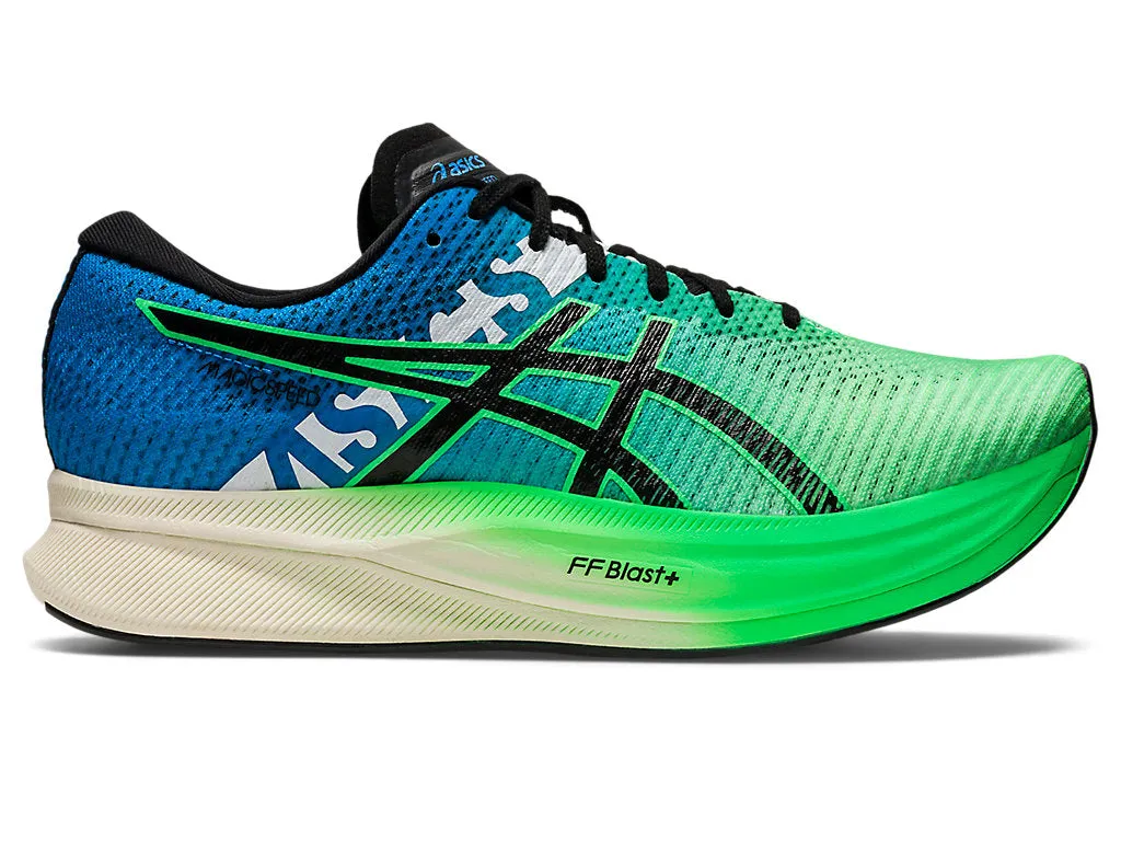 Men's Asics Magic Speed 2 EKIDEN, New Leaf/Black, 12.5 D Medium
