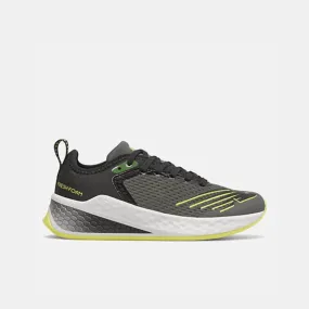 New Balance YKFSTGY2 Lace - Grey/black/lime green