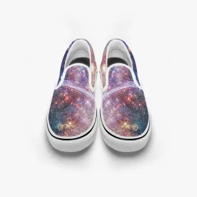 Niari's Shadow Split-Style Psychedelic Slip-On Shoes