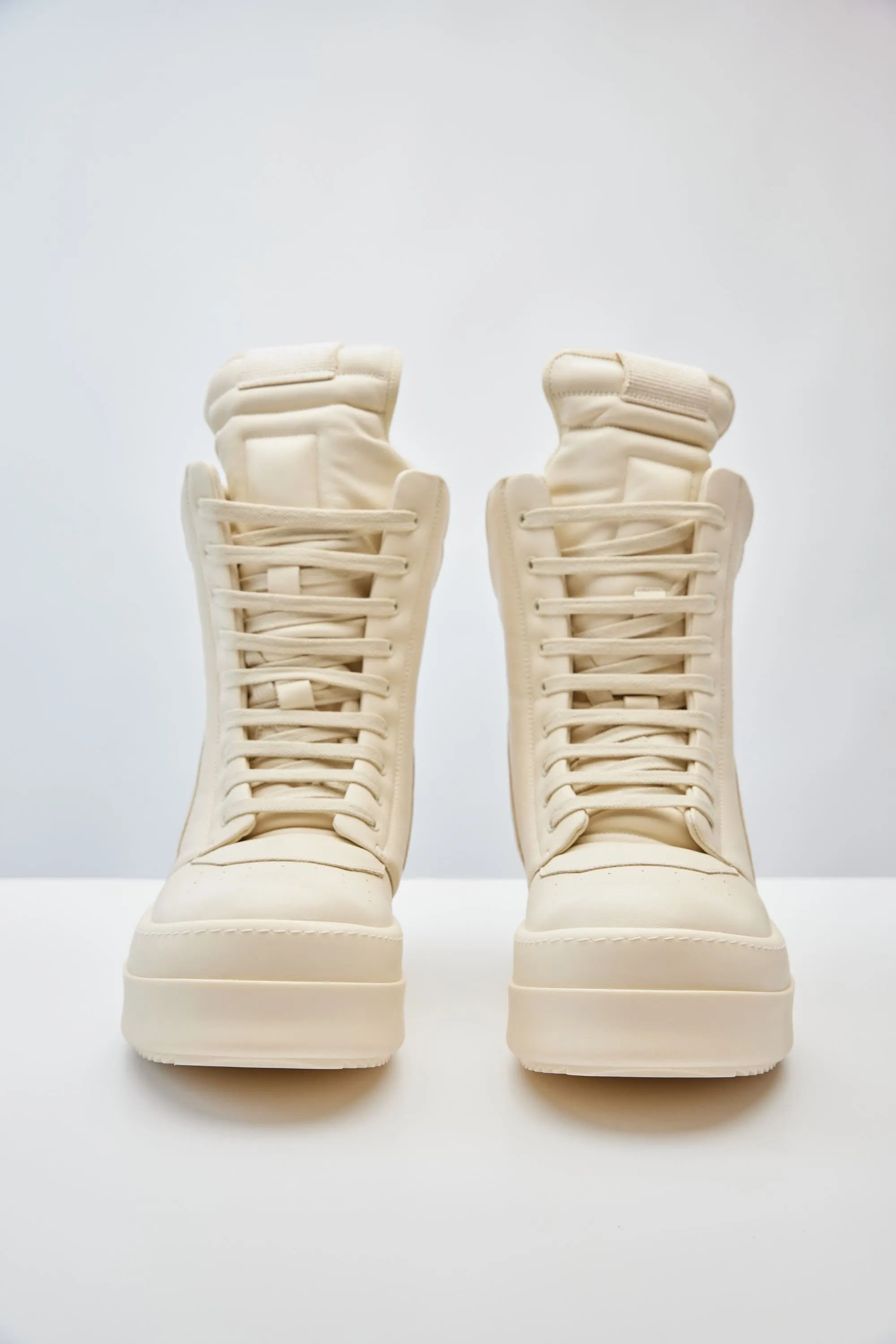 Rick Owens Mega Geobasket in Milk