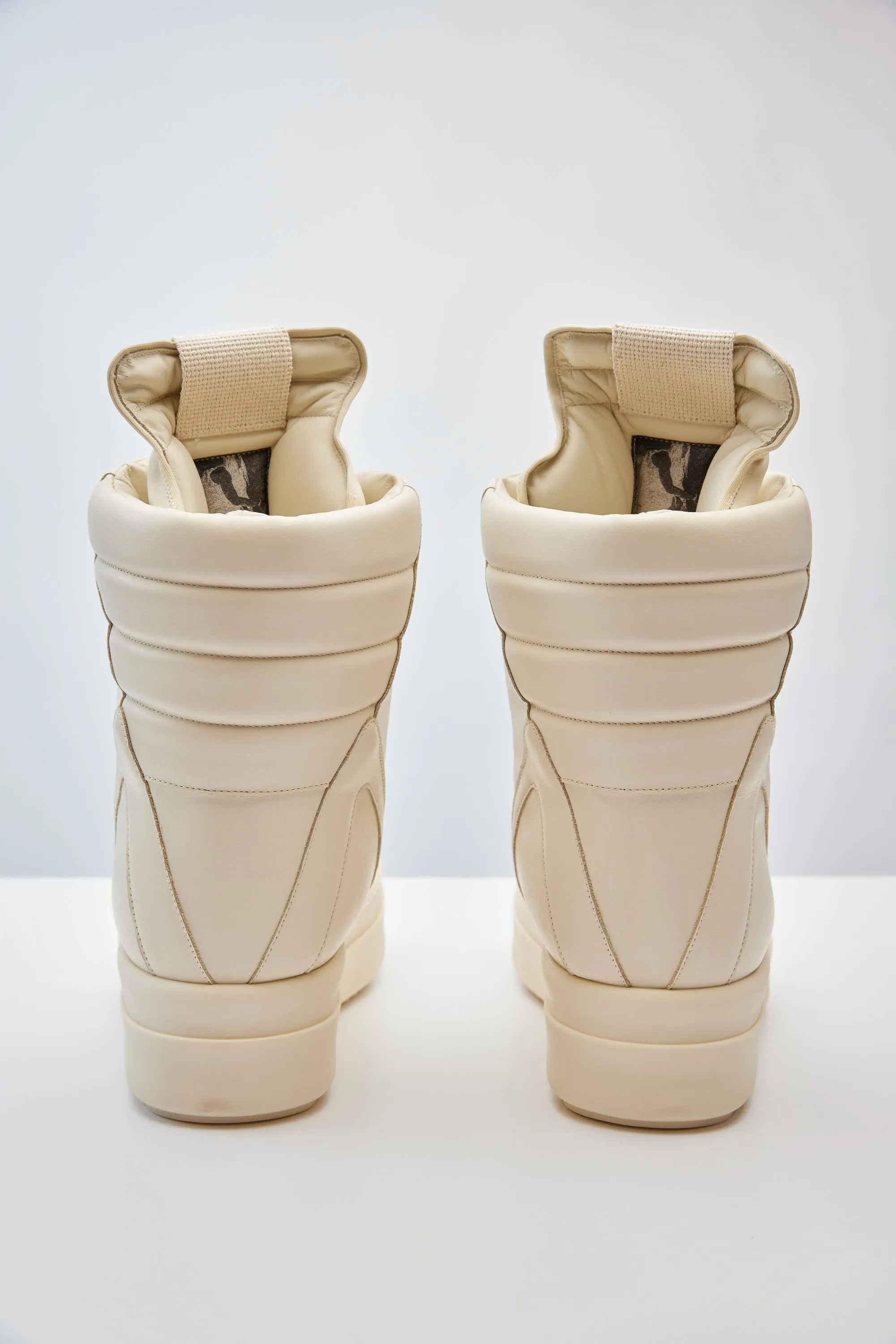 Rick Owens Mega Geobasket in Milk