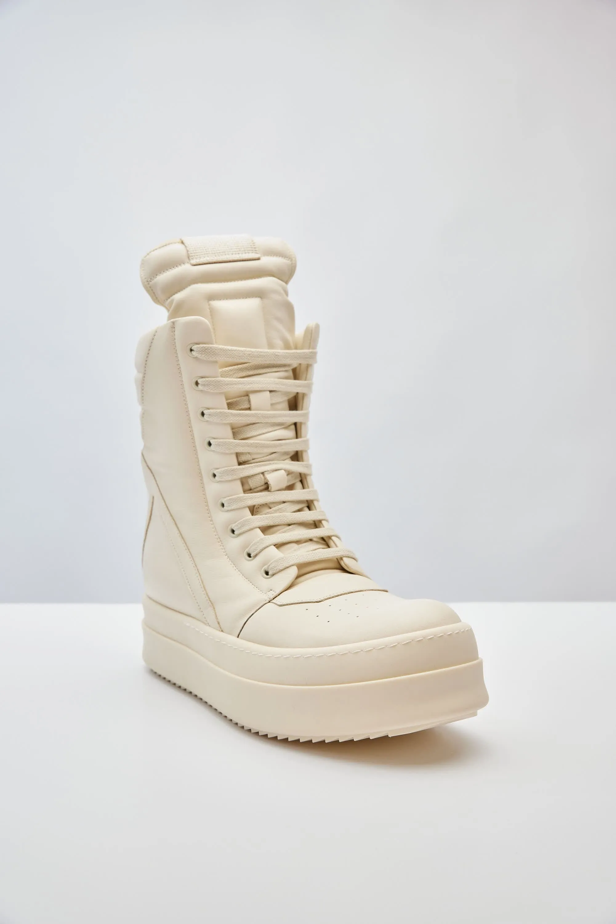 Rick Owens Mega Geobasket in Milk