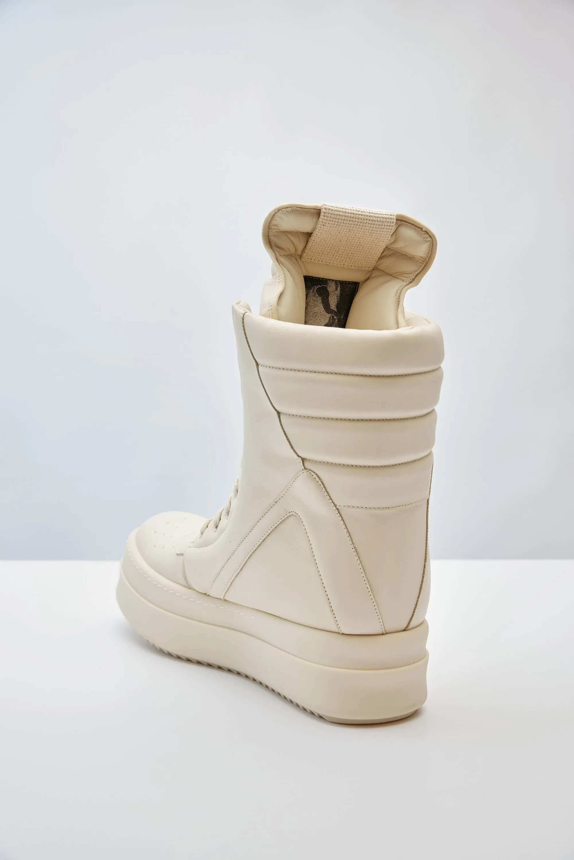 Rick Owens Mega Geobasket in Milk