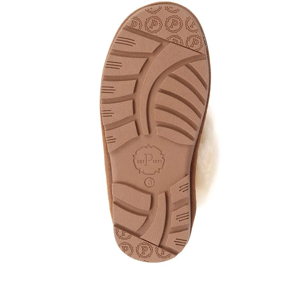 Sheepskin-Lined Slippers - DUO38001 / 324 670