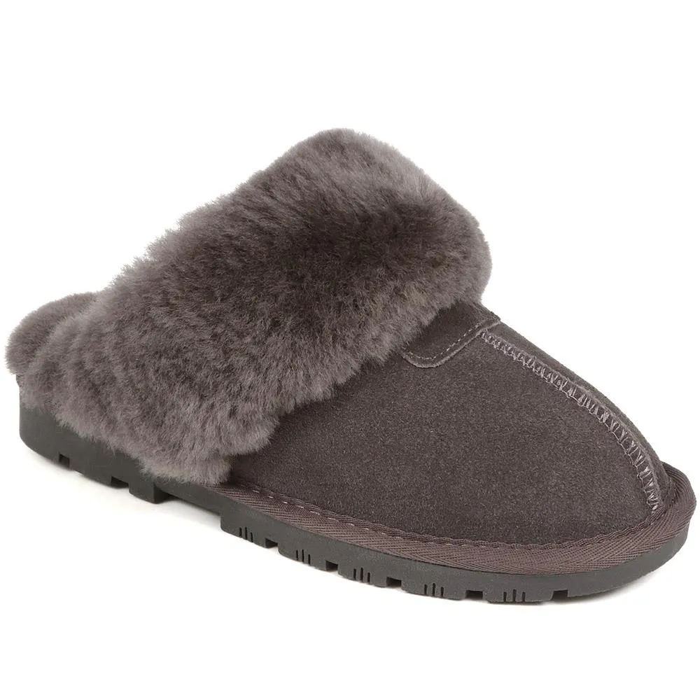Sheepskin-Lined Slippers - DUO38001 / 324 670