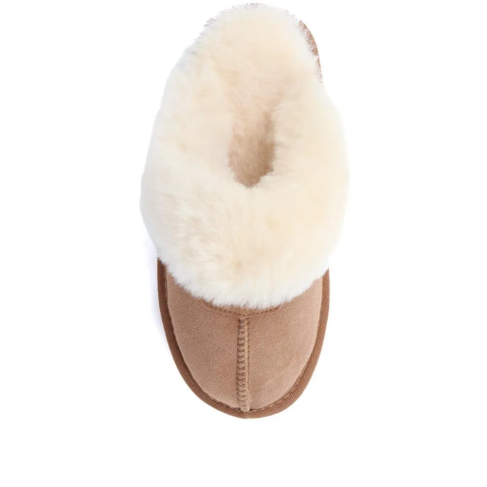 Sheepskin-Lined Slippers - DUO38001 / 324 670