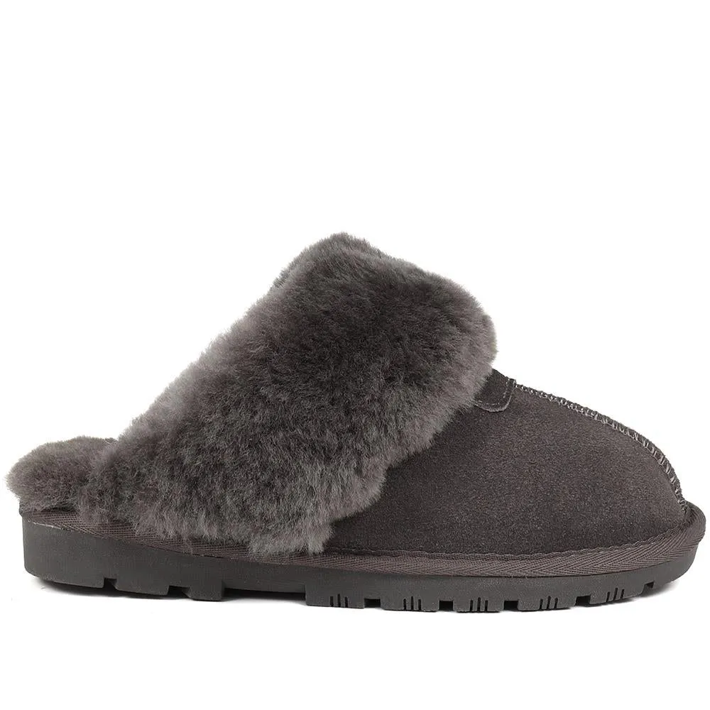 Sheepskin-Lined Slippers - DUO38001 / 324 670