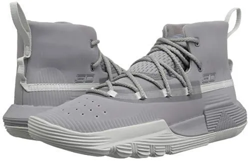 Under Armour Boys' Grade School SC 3Zer0 II Basketball Shoe, 101/Steel, 6.5