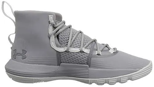 Under Armour Boys' Grade School SC 3Zer0 II Basketball Shoe, 101/Steel, 6.5