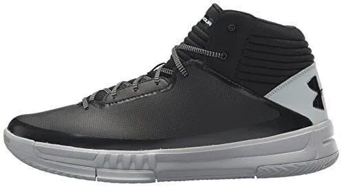Under Armour Men's Lockdown 2 Basketball Shoe Black (003)/Overcast Gray 7
