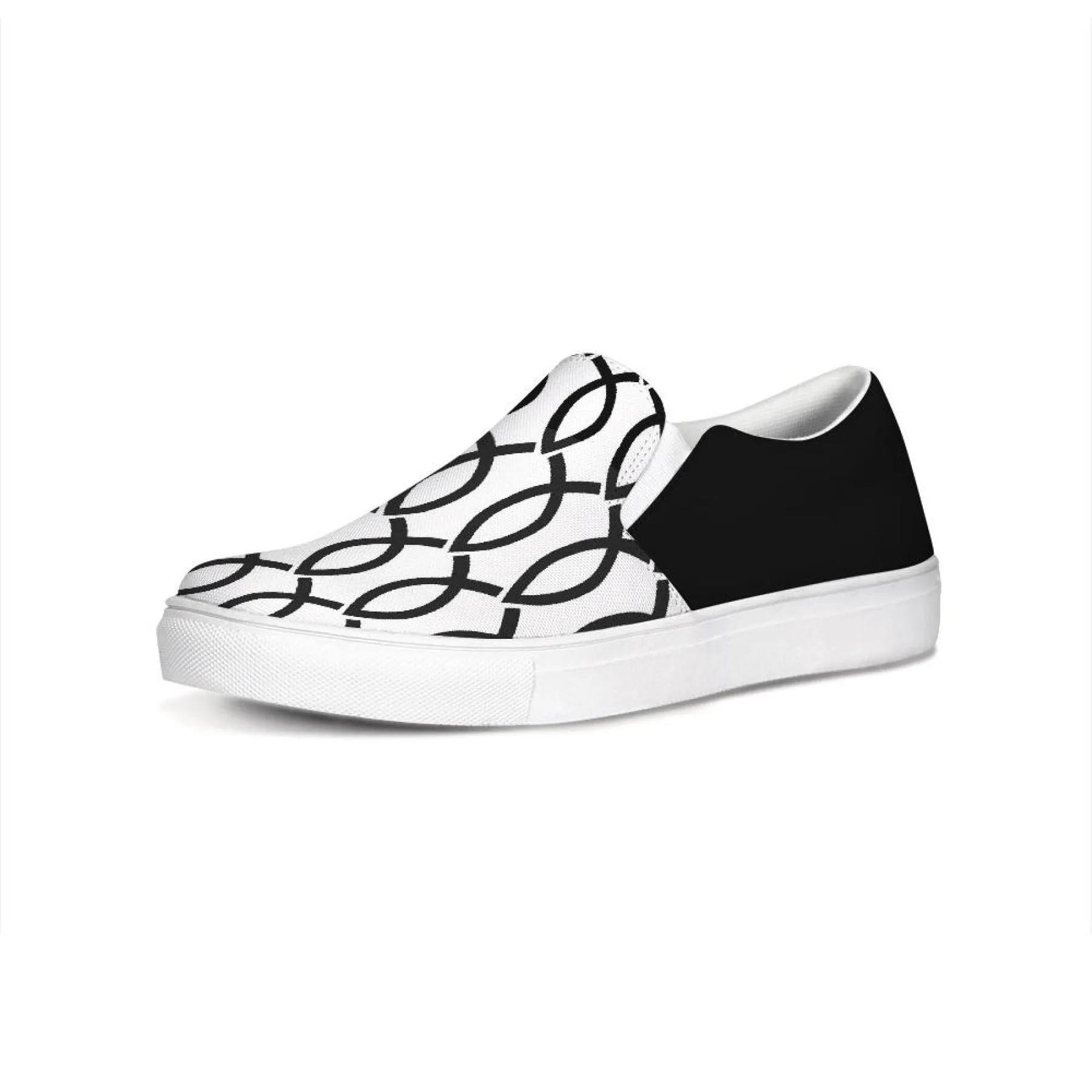 Women's Athletic Sneakers, Low Top Slip-On Canvas Shoes - Ichthys